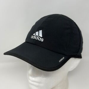 Adidas Aeroready Running Hat Mens Black Adjustable Performance Athletic Cap